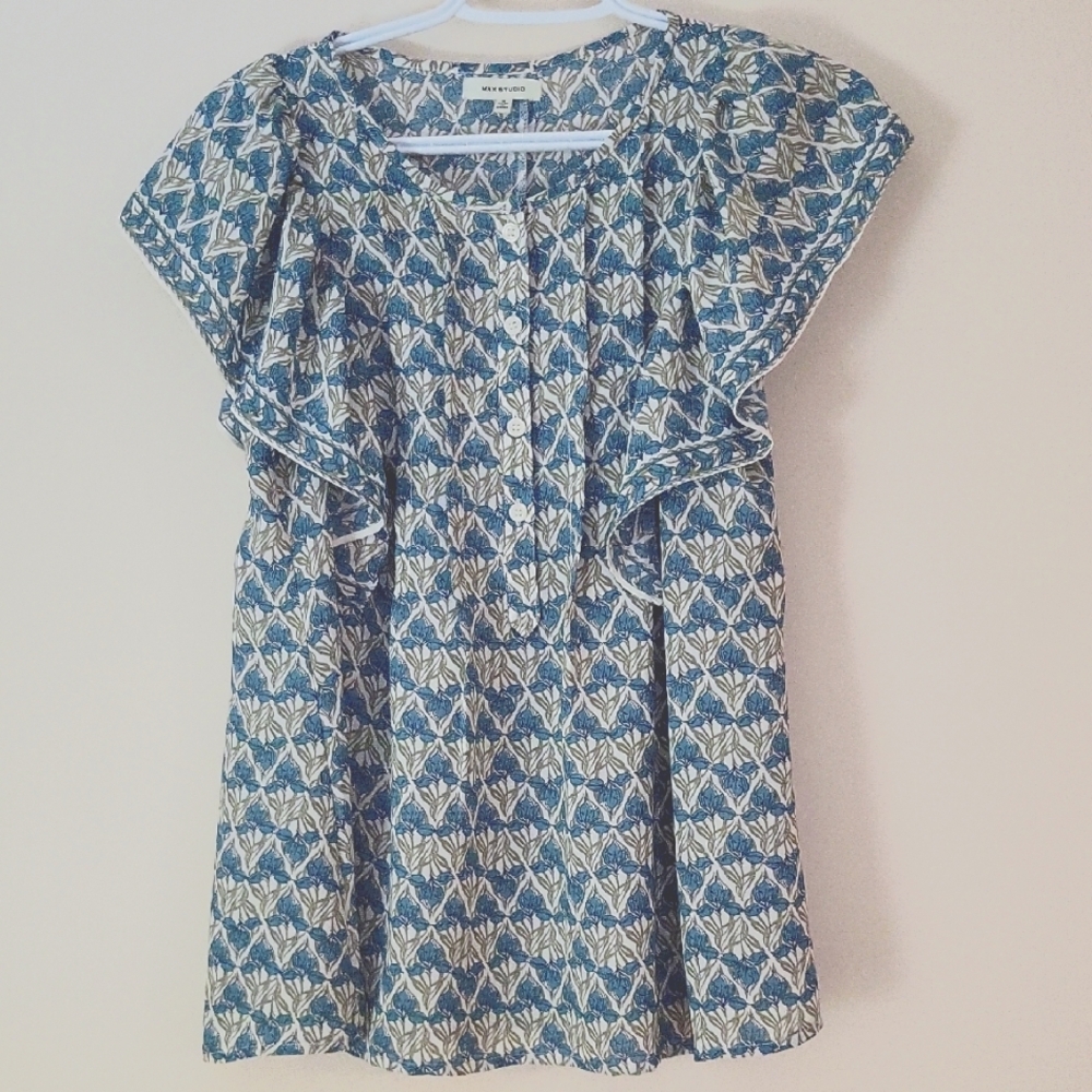 Max Studio Patterned Blouse